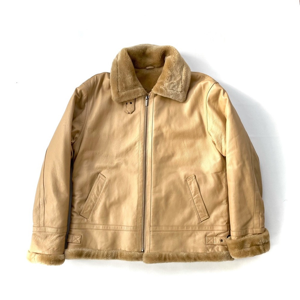 Vintage 80’s Wilda shearling Leather jacket